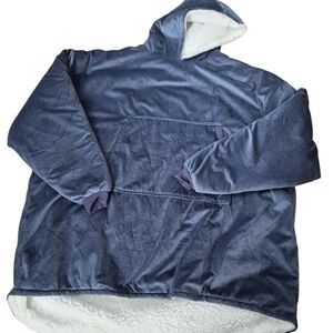 The Comfy Oversized Wearable Sherpa Lined Blanket Adult One Size